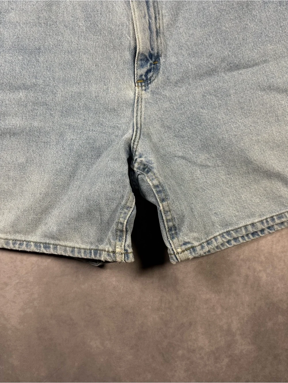 Vintage Women’s Lee Denim Mom Shorts Light Wash, Size 18 Long, Excellent Cond